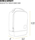 Carhartt Insulated Lunch Cooler For Men and Women, Fully Insulated Lunch Pale for Everyday Use, Black