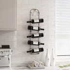Towel Racks for Bathroom Wall Mounted Metal Wine Rack Towel Shelf Towel Holder for Bath Antique Bronze