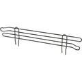 Nexel Wire Shelf Ledge, 30"W x 4"H, Black Epoxy