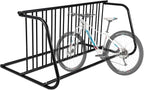 10 Bike Rack Stand, Commercial Grid Dual Sided Bike Rack Ground, Bicycle Storage Stand Floor Parking Stand for Garages, Stores, Schools & Universities, Powder-Coated Steel