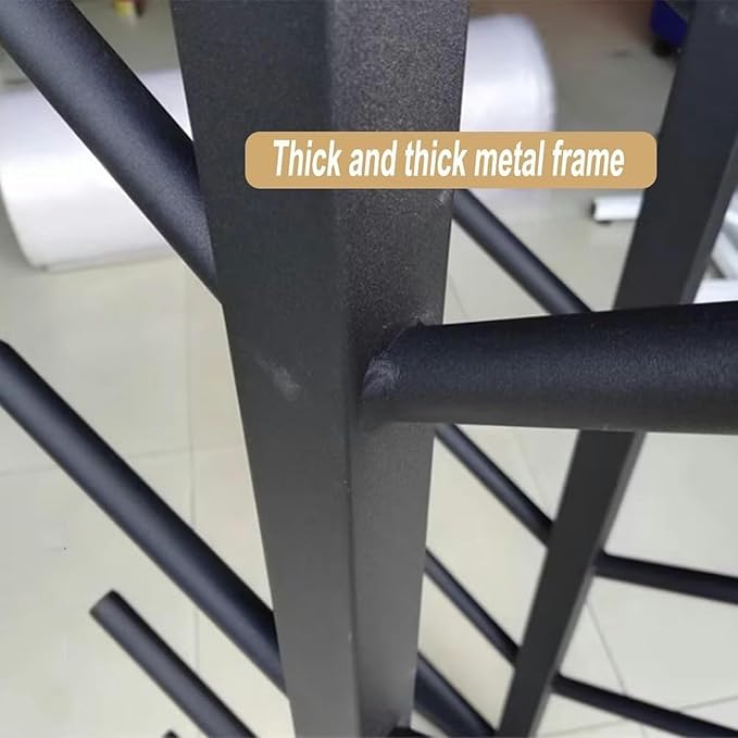 Heavy Duty Metal Ski Storage Rack, Home Gym Organize Holder, 7 Pair Freestanding Steel Ski Holder, Floor Display Stand for Garage/Shop