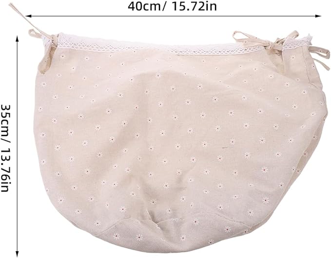 3PCS Removable Laundry Basket Liner Washable Cloth Insert Cover for Home Decor and Seasonal Parties Accessories - Brown