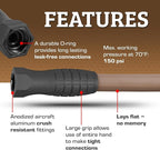 Flexzilla Colors SwivelGrip Garden Hose 5/8 in. x 75 ft., Lightweight All-Weather Water Hose, Durable and Flexible, Leak-Free Connections, Brown Mulch