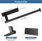Paper Towel Holder Under Cabinet, Upgraded Self Adhesive Paper Towel Holder Wall Mount for Kitchen, Bathroom, RV, Bend-Resistant, Self-Adhesive or Drill mounting