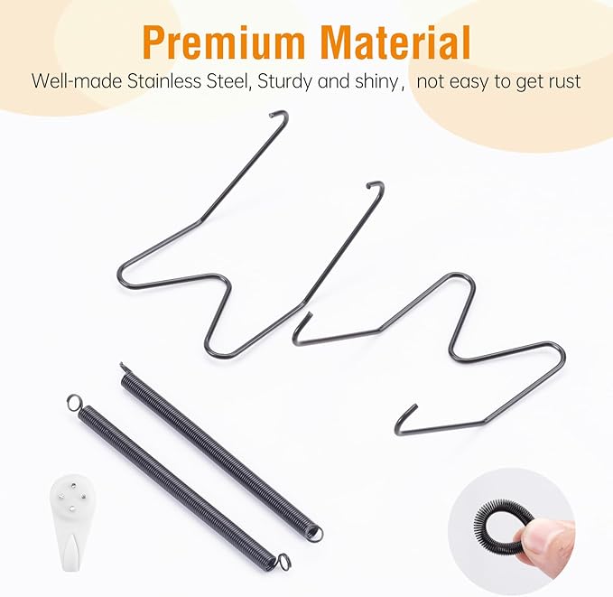 Bilillo 6 Pack Plate Hangers for The Wall, Suitable for 9-11 Inch Decorative Plate,Invisible Heavy Duty Wire Plate Holder with Wall Hooks, Plate Hangers for Displaying Plates, Platter, Dish (Black)