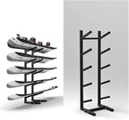 Snowboard Storage Rack,Floor-Standing ski Storage Rack, Home Gym Storage Rack, Sample Board Display Rack, Exercise mat Storage Rack (Black 35x25x84 cm/14x10x33 in)