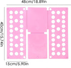 T Shirt Folder Clothes Folding Board, CollapsiblePlastic Laundry Aid, Adjustable SpeedFlip Organizer, Household Liner SorterOrganiser, for Clothing Easy Fast Home Travel Dorm Organization