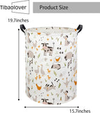 Baby Laundry Basket Kids Hamper Toy Storage Bin for Boys Room Decor Baby Nursery Hamper Gift Baskets for Bedroom Bathroom(Farm)