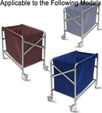 Laundry Cart with Wheels Replacement Bag, Waterproof and Removable Oxford Cloth Liner for Rolling Laundry Basket & Folding Basket Trolley(Black,77x60x44cm/30x24x17in)