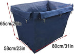 Laundry Basket Replacement Bag - Waterproof Oxford Cloth Liner for Utility and Cleaning Carts