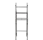 3-Shelf Bathroom Organizer Over The Toilet Space Saver Bathroom Corner Stand Storage Organizer, Black
