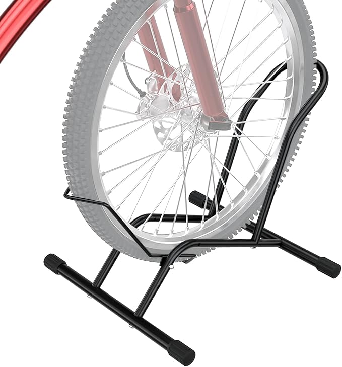 UNITEDPOWER Bike Floor Stand, Adjustable Freestanding Bicycle Storage Parking Rack for Indoor, Outdoor 16''-29" Wheel Stand