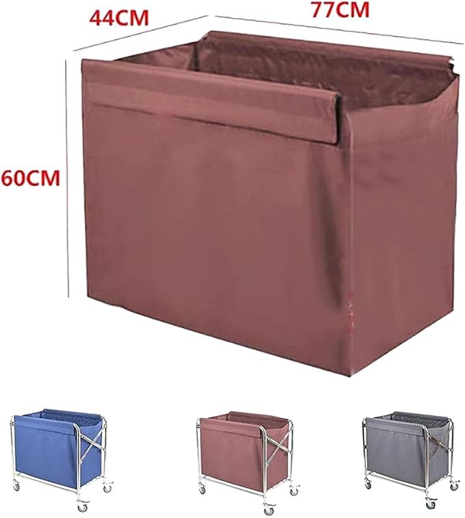 Laundry Cart Basket Replacement Liner - Waterproof Removable Oxford Cloth Liner for Commercial Use, Large Capacity for Laundry and Hotel Cleaning
