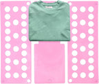 T Shirt Folder Clothes Folding Board, CollapsiblePlastic Laundry Aid, Adjustable SpeedFlip Organizer, Household Liner SorterOrganiser, for Clothing Easy Fast Home Travel Dorm Organization
