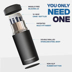 Frost Buddy Universal Buddy Can Cooler - Fits All - For Regular 12 & 16 oz or Slim-Size Bottles - Insulated Double-Walled Stainless Steel