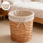 Removable Laundry Basket Liner Washable Cloth Insert Cover for Home Decor and Seasonal Parties Accessories - White
