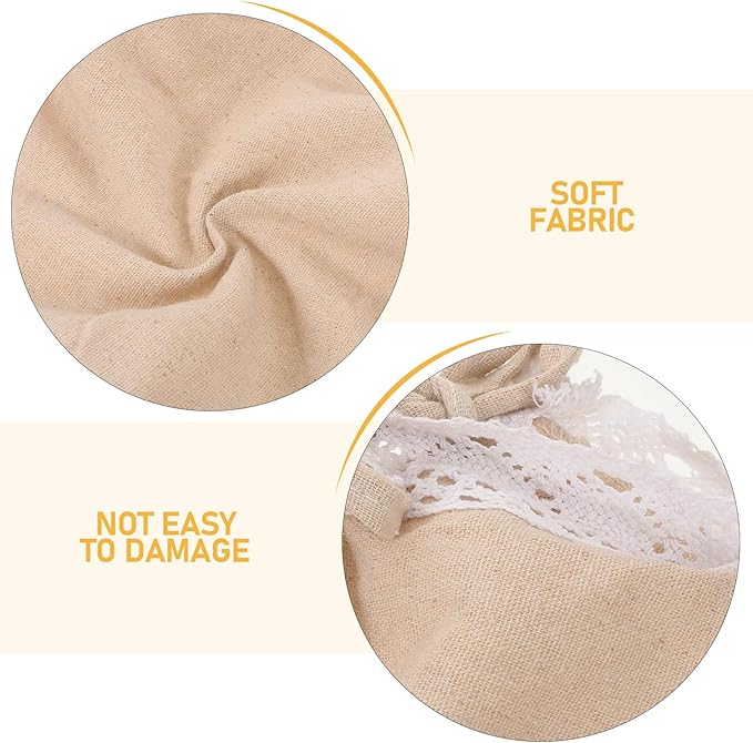 LUOZZY 6pcs Removable Laundry Basket Liner Washable Cloth Insert Cover Replacement for Home Seasonal Decoration