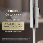 Moen YB5490ORB Kingsley 20-Inch W x 5-Inch D Decorative Bathroom Vanity Glass Shelf,, Oil Rubbed Bronze