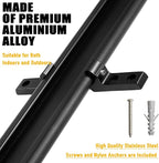 CyclingDeal Bike Wall Mount Rack - Adjustable Indoor Outdoor Storage Vertical Cycling Hook Hanger Organiser - Safe & Secure for Storing MTB Road Bicycles in Garage or Home - Upgraded 3 Bikes