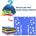 BoxLegend V5 Shirt Folder Clothes Folding Board t Shirt Folder Assemblable Clothes Folder Easy and Fast to fold Clothes Laundry Helper Assistant for Professional Laundry Folder Folding Tool, Blue