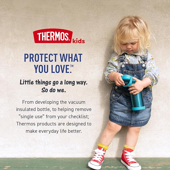 THERMOS FUNTAINER Insulated Food Jar – 10 Ounce, Frozen 2 – Kid Friendly Food Jar with Foldable Spoon