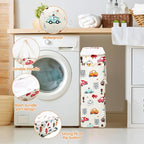 Odonata Slim Laundry Hamper Handles Collapsible Laundry Basket Thin Dirty Clothes Basket Narrow Laundry Bag Foldable Dirty Hamper 48L (Car)