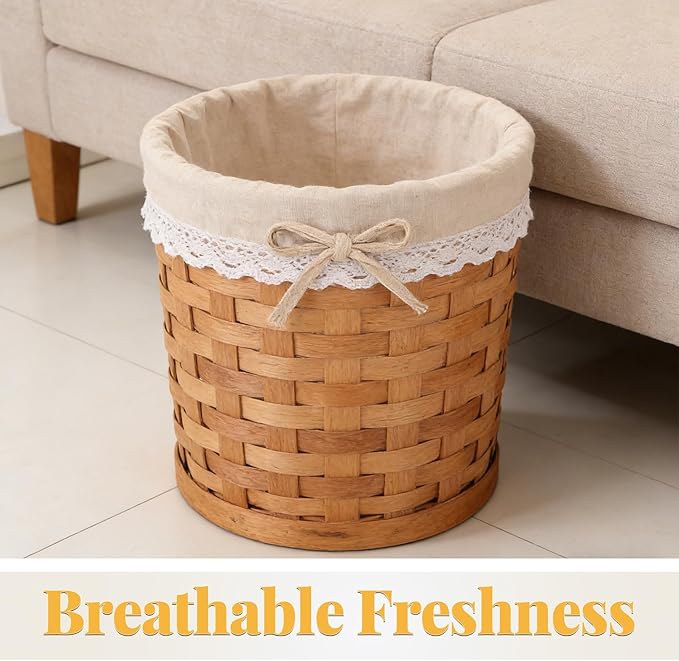 Removable Laundry Basket Liner Washable Cloth Insert Cover for Home Decor and Seasonal Parties Accessories - White