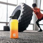 32 oz Insulated Water Bottle | Upgraded Thickened Stainless Steel Water Jug for Gym and Hiking with Straw, Carrier Bag, Handle Strap | BPA-Free 32 oz