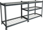WORKPRO 5-Tier Metal Garage Shelving Unit, 36”W x 18”D x 72”H Storage Shelves, Adjustable Storage Rack Heavy Duty Shelf, 4000 lbs Load Capacity (Total), for Garage, Kitchen, Bathroom, Warehouse