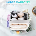 EUDELE Mesh Shower Caddy Portable for College Dorm Room Essentials,Shower Caddy Dorm with 8-Pocket Large Capacity for Beach,Swimming,Gym,Travel essentials
