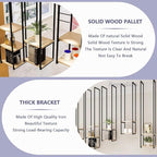 Ceiling Shelf Display Shelves Hanging Shelving Creative Flower Stand Ceiling Mounted Storage Rack Kitchen Pot Rack/Pan Racks Metal Iron Frame for Home Office Restaurant(30x30x135cm
