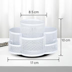 Topwey Pen Holder for Desk, Rotating Pencil Holder, Cup Holder for Desk Office, Pen Organizer (Pure White)