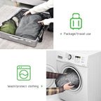 2 Pack Mesh Laundry Bags 24 x 32 inch Laundry Garment Bag Mesh Large Lingerie Wash Bags Zippered Garment Washing Net for Underwear Hosiery Blouse Sweater Dress Don't Drying, Melting 140-176℉