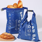 Oxford TPU Bread Bag with Buckle Reusable-collapsible Fabric Zippered Bread for Homemade Sourdough,Baking Supplies & Kitchen Essentials (2pcs bread bag 1pcs mesh bag)