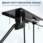 Cargo Box Garage Pulley System, Heavy‑Duty Overhead Hoist for Rooftop Cargo Boxes & Large Bins, 200 Lb Capacity, Fits 10–14 ft Garage Ceilings, Adjustable Straps & Dual Fixed‑Point Design