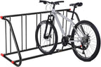 Commercial Bike Rack Outdoor, Metal Bicycle Parking Rack Stand, 5 Bike Commercial Bike Rack Garage Floor for Retail Shopping Centers, Schools, Backyards, Bike Shops