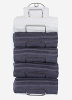 Towel Racks for Bathroom Wall Mounted Metal Wine Rack Towel Shelf Towel Holder for Bath Chrome