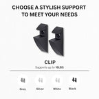 Glass Shelves - Tempered Safety Glass Shelves for Bathroom, Choose Over 20 Shelf Brackets and Multiple Shelf Sizes - Clip Style - 23.6 x 7.9 in - Transparent