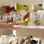 8 Pack Shoe Slots Organizer, Shoe Stackers Organizer for Closet Adjustable Shoe Holder Space Saver 50% Shoes Racks for Closet Organization