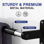 Matte Black Towel Rack for Bathroom - 24" Rustproof Towel Holder, Sturdy Towel Bar Wall Mounted, Space-Saving Towel Hanger, Bathroom Accessories, Home Decor, Apparment Essentials