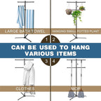 Pool Towel Rack Outdoor 60 Inch Height Outdoor Towel Rack For Pool Heavy-Duty Towel Stand Rustproof & Slip-Resistant Towel Drying Rack Suitable For Indoor Use For Towels, Clothing, Swim Rings, Goggles
