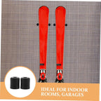 BESPORTBLE 4pcs Snowboard and Skateboard Wall Mount Hanger Vertical Ski Storage Rack for Space-Saving Display Home and Garage Easy Installation and Holder