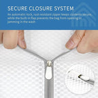 Muchfun 3Pcs Durable Honeycomb Mesh Laundry Bags for Delicates 9 x 12 Inches (3 Small)