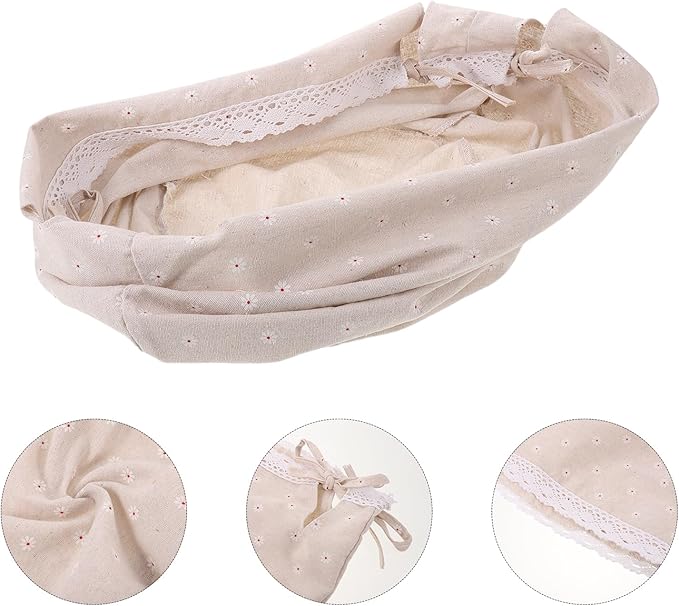 Removable Laundry Basket Liner Washable Cloth Insert Cover for Home Decor and Seasonal Parties Accessories - Brown