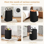 Laundry Basket,Woven Cotton Rope Laundry Hamper,100L Versatile Storage for Dirty Clothes,Baby Toys,and Blankets in Bathroom, Nursery,and Living Room