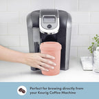 HyperChiller HC2RG Patented Iced Coffee/Beverage Cooler, NEW, IMPROVED,STRONGER AND MORE DURABLE! Ready in One Minute, Reusable for Iced Tea, Wine, Spirits, Alcohol, Juice, 12.5 Oz, Rose Gold