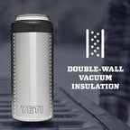 YETI Rambler 12 oz. Colster Slim Can Insulator for the Slim Hard Seltzer Cans, Rescue Red (NO CAN INSERT)
