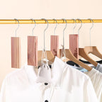 Cedar Blocks for Clothes Storage, Hang Ups 10pcs Cedar Balls 20pcs and Chip Bags 2pcs for Closet Storage Totally 32PCs