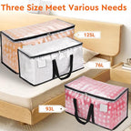 BlissTotes Moving Bags, 76L 10-Pack Storage Bags, Moving Box Heavy Duty Extra Large, Moving Totes with Zipper, Reinforced Handles Boxes for Packaging Moving, Decorative Wreath Storage