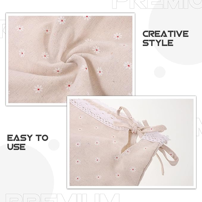Removable Laundry Basket Liner Washable Cloth Insert Cover for Home Decor and Seasonal Parties Accessories - Brown